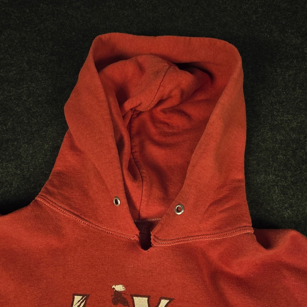 Y2K Inuyasha Men's Red Graphic Anime Streetwear Casual Oversized Hoodie Size L - Picture 3 of 10